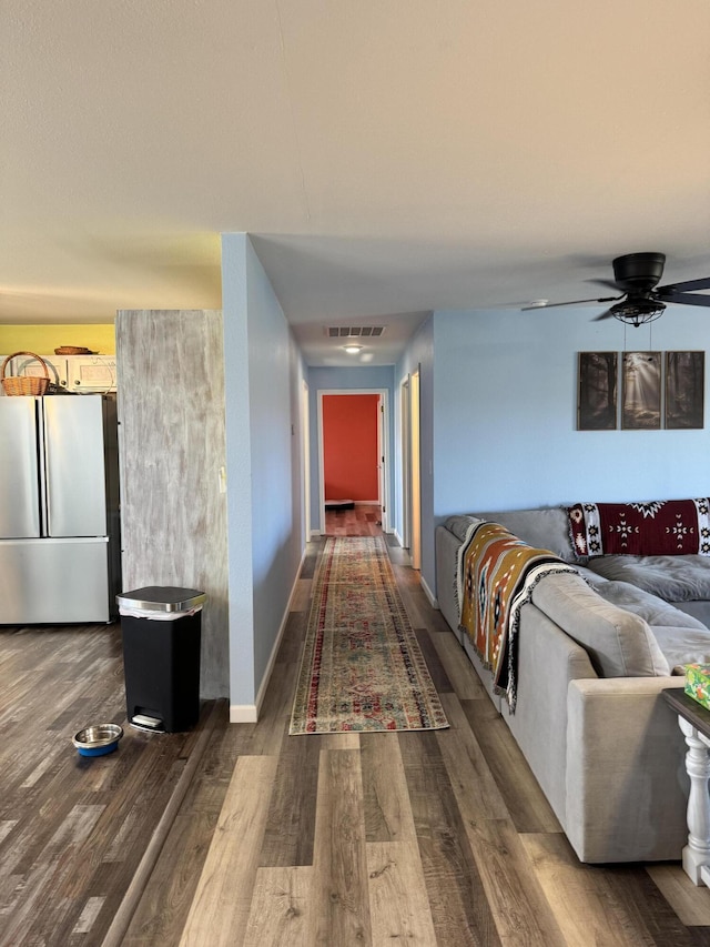 3600 Steven Dr, Cabool, MO 65689 - hallway with wood finished floors and baseboards
