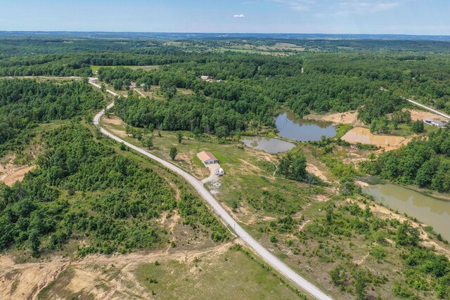 3600 Steven Dr, Cabool, MO 65689 - aerial view of property and surrounding area featuring a forest and a nearby body of water