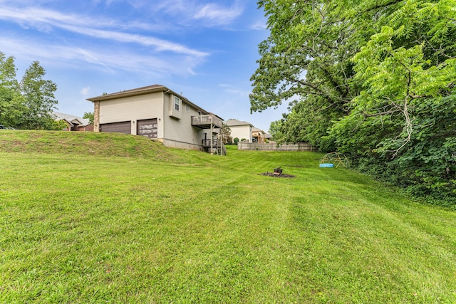 1108 E Robin St, Ozark, MO 65721 - view of yard with an attached garage