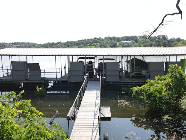 6 Cedar Ln, Kimberling City, MO 65686 - dock area with a water view