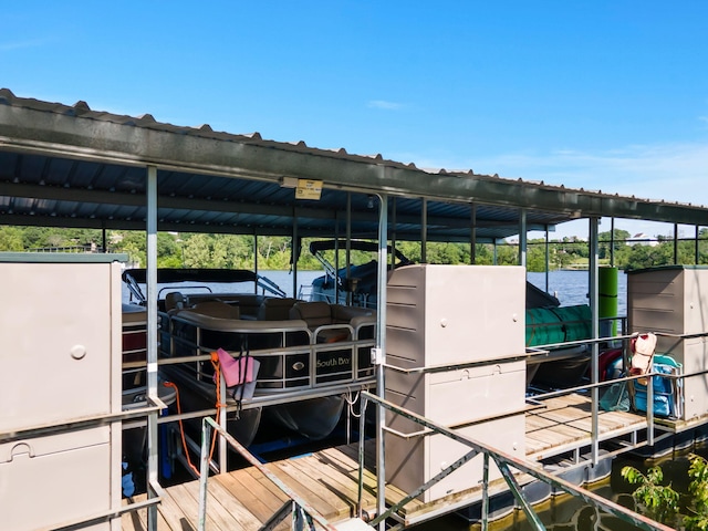 6 Cedar Ln, Kimberling City, MO 65686 - dock with boat lift and a water view