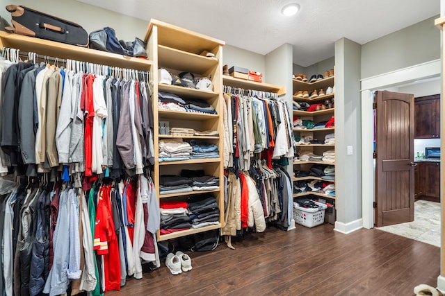 403 S 3rd St, Ozark, MO 65721 - walk in closet with wood finished floors