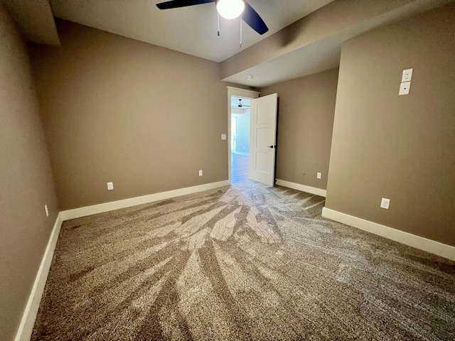 409 Silverwood Cir, Branson West, MO 65737 - unfurnished room featuring ceiling fan, carpet flooring, and baseboards