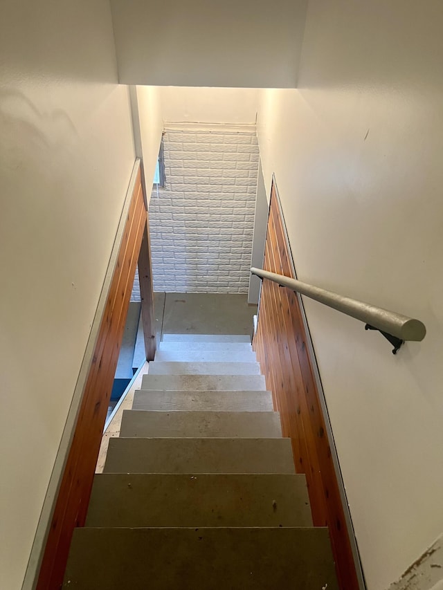 194 State Highway T, Oldfield, MO 65720 - staircase featuring concrete flooring