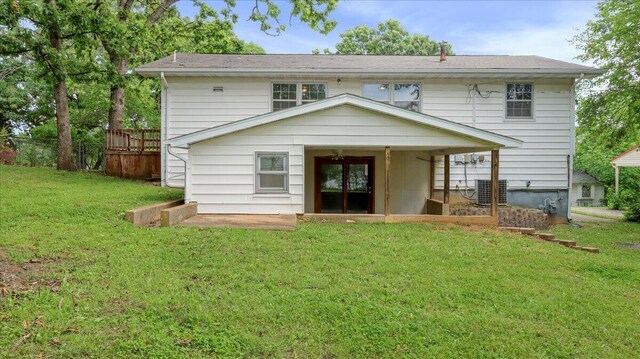 1816 Lasswell St, West Plains, MO 65775 - back of property featuring central AC unit