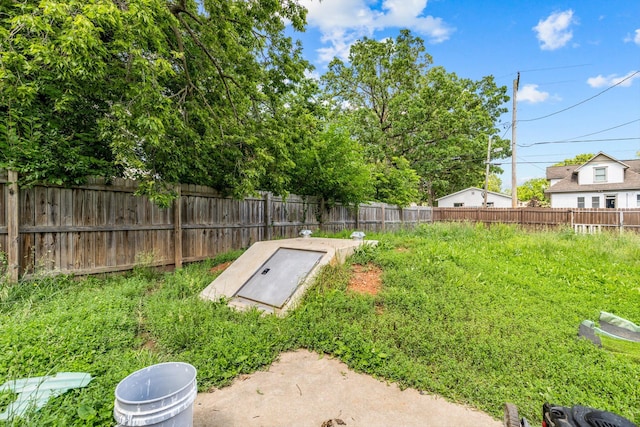1103 4th St, Monett, MO 65708 - entry to storm shelter