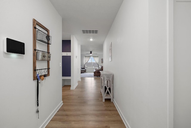 1118 E Lakota St, Nixa, MO 65714 - corridor featuring wood finished floors and baseboards