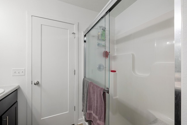 1118 E Lakota St, Nixa, MO 65714 - bathroom with a shower stall and vanity