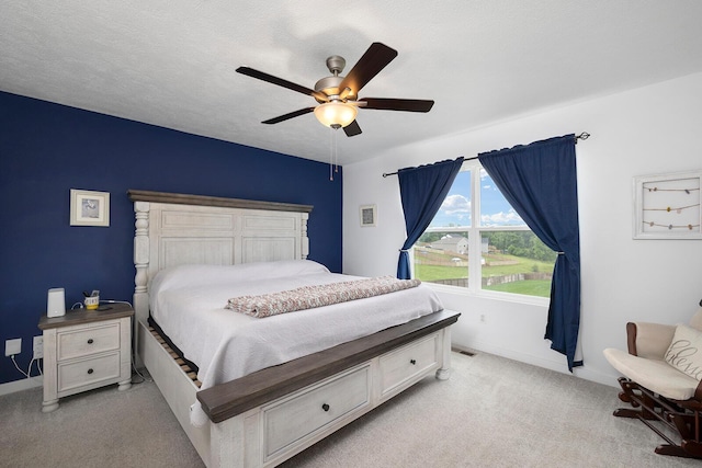 1118 E Lakota St, Nixa, MO 65714 - bedroom featuring light colored carpet, baseboards, and ceiling fan