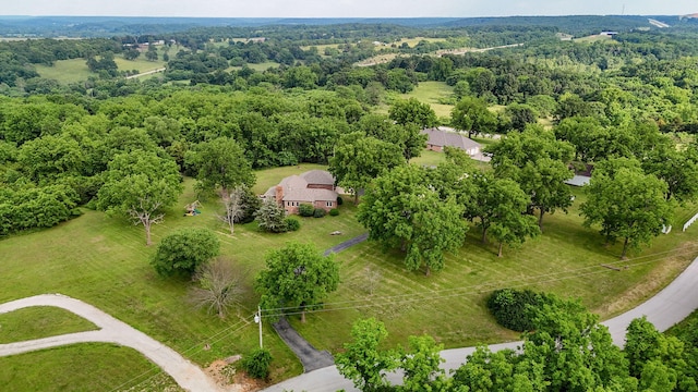 11976 N Northern Hts Dr, Brighton, MO 65617 - bird's eye view of a heavily wooded area