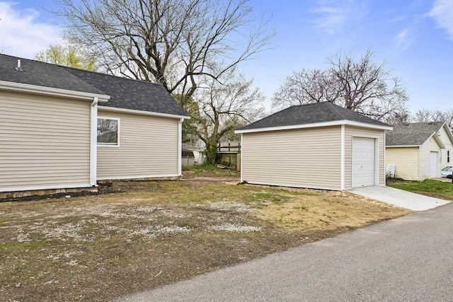 111 S Mill St, Rogersville, MO 65742 - detached garage featuring concrete driveway