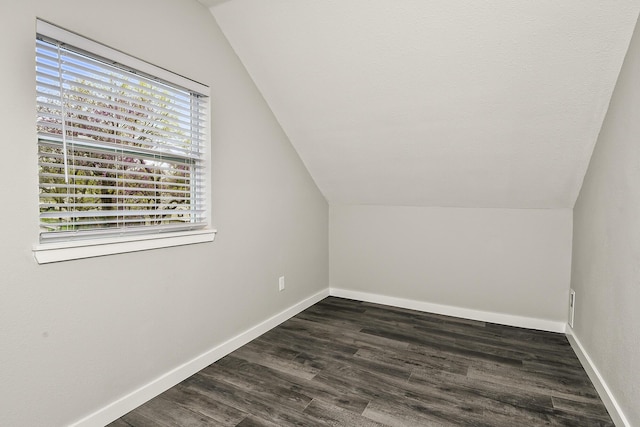 111 S Mill St, Rogersville, MO 65742 - bonus room featuring lofted ceiling, dark wood-style floors, and baseboards