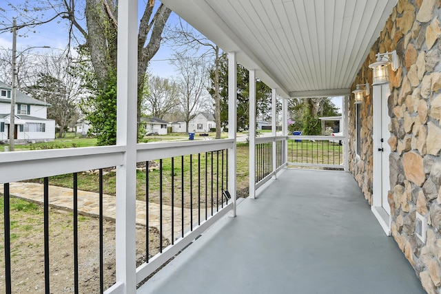111 S Mill St, Rogersville, MO 65742 - covered porch with a residential view