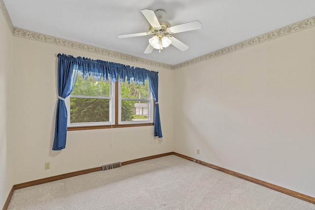 5263 N Crestwood Dr, Springfield, MO 65803 - empty room featuring carpet flooring and ceiling fan