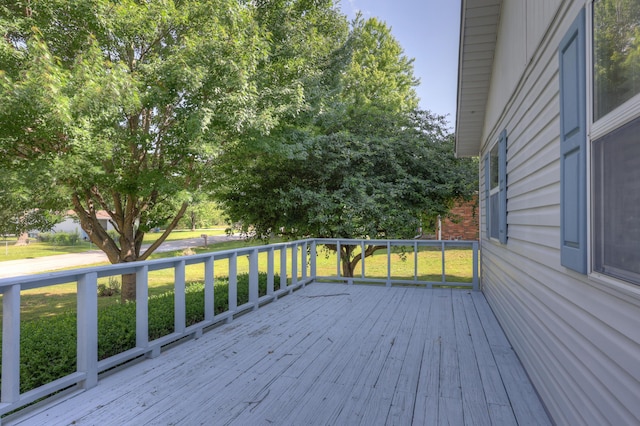 1631 Robertson Ave, Carthage, MO 64836 - deck featuring a yard