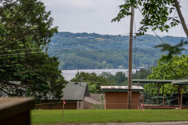 3050 Montague Ln, Kimberling City, MO 65686 - view of mountain background with a forest and a nearby body of water