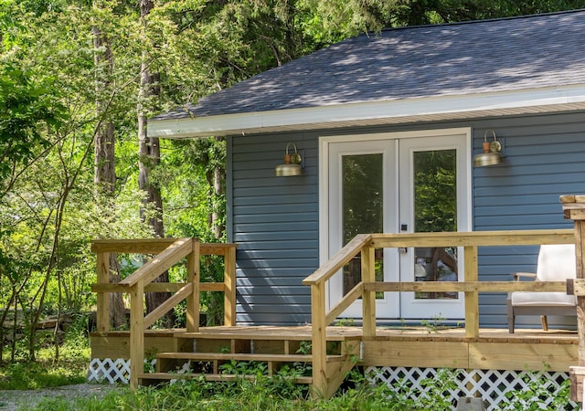 3050 Montague Ln, Kimberling City, MO 65686 - view of wooden deck