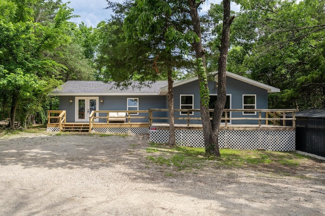 3050 Montague Ln, Kimberling City, MO 65686 - view of front of home with a deck