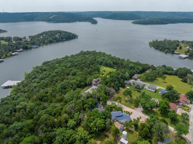 3050 Montague Ln, Kimberling City, MO 65686 - bird's eye view of a nearby body of water and a forest