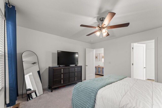 565 S Michelle Ave, Republic, MO 65738 - bedroom featuring carpet, a ceiling fan, and baseboards