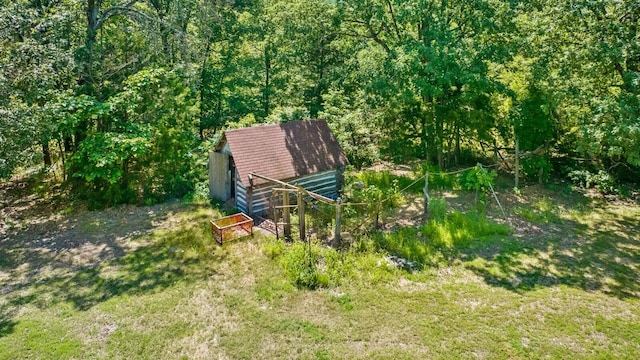 447 Flint Ln, Washburn, MO 65772 - bird's eye view of a heavily wooded area