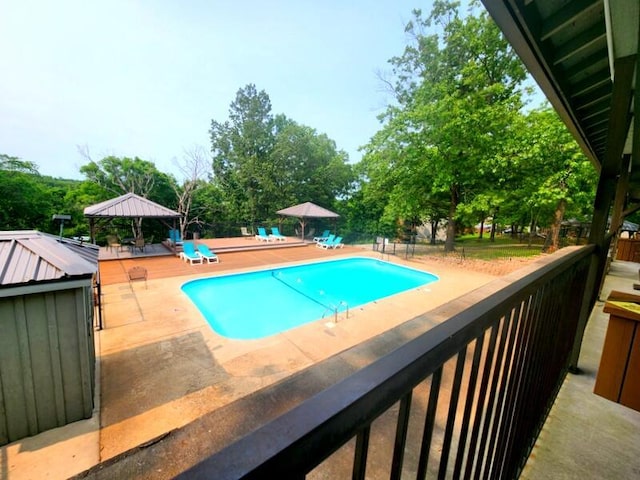 388 Notch Ln Unit 12, Branson West, MO 65737 - community pool featuring a gazebo