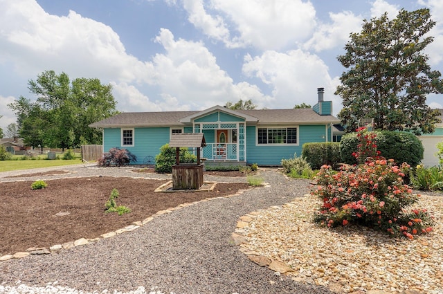 1132 Irene Ct, Nixa, MO 65714 - ranch-style home featuring a chimney