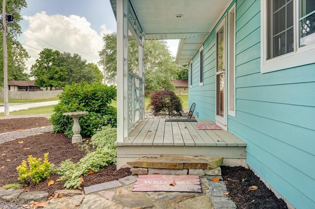 1132 Irene Ct, Nixa, MO 65714 - view of wooden porch