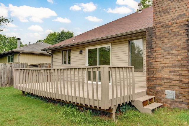 1436 W Whiteside St, Springfield, MO 65807 - view of wooden deck