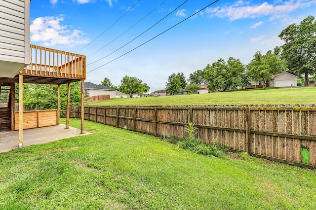 524 W Woodbine Rd, Nixa, MO 65714 - view of yard featuring a patio area and a deck