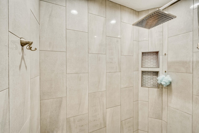 1865 N Hearthstone Ln, Strafford, MO 65757 - bathroom view of tiled shower
