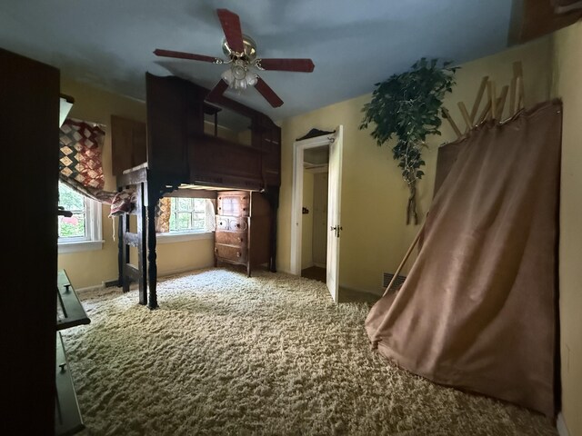 404 S 5th St, Thayer, MO 65791 - unfurnished bedroom with carpet and ceiling fan