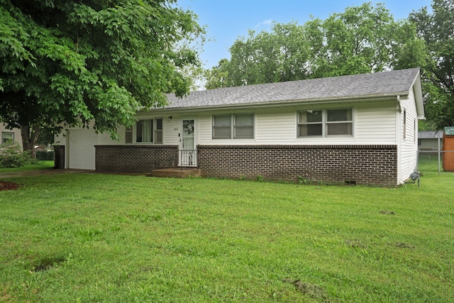 668 W Springfield St, Aurora, MO 65605 - single story home featuring brick siding and roof with shingles