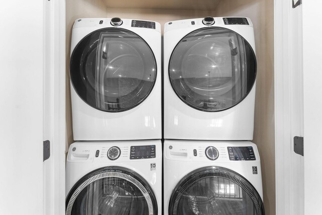 440 Lake Front Dr, Branson, MO 65616 - laundry room with stacked washer and clothes dryer