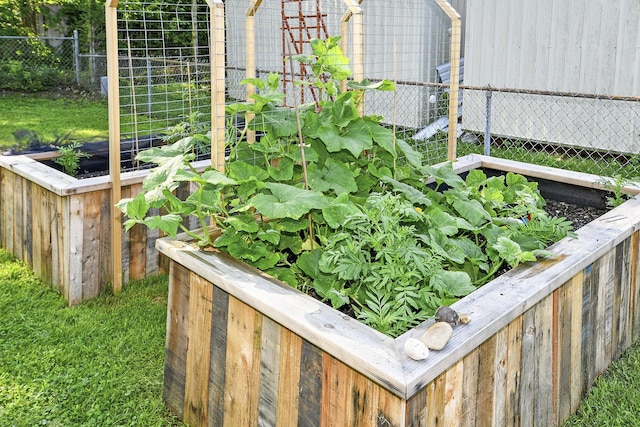 2052 N Grant Ave, Springfield, MO 65803 - exterior view of a vegetable garden