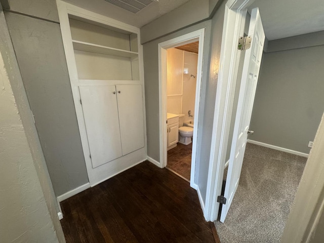 2152 E Cairo St, Springfield, MO 65802 - corridor featuring wood finished floors and baseboards