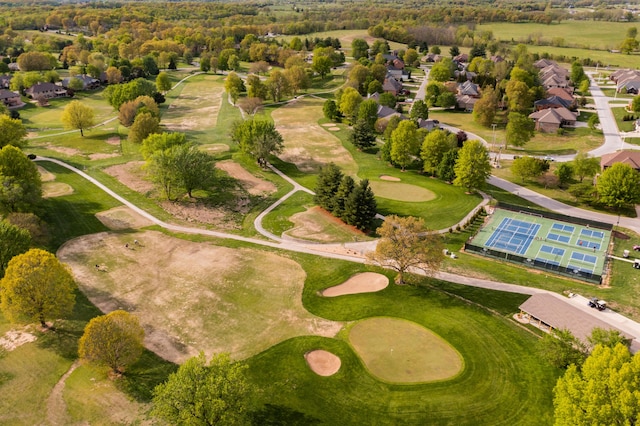 7015 Calabash St, Nixa, MO 65714 - aerial perspective of suburban area with a golf course