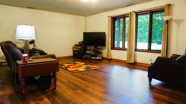 4287 Olga Rd, Fordland, MO 65652 - living room with wood finished floors and baseboards