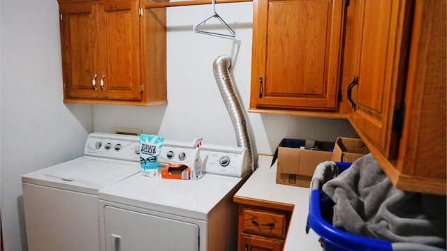 4287 Olga Rd, Fordland, MO 65652 - washroom featuring washing machine and dryer and cabinet space