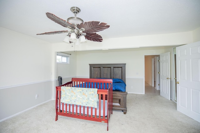 1603 W Northwood St, Bolivar, MO 65613 - carpeted bedroom with ceiling fan and baseboards
