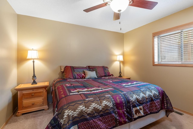 550 Notch Ln Unit 2, Reeds Spring, MO 65737 - bedroom with carpet, baseboards, and a ceiling fan