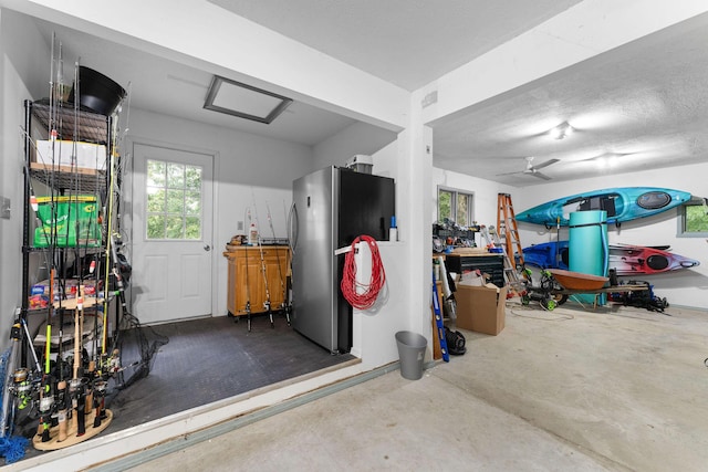 25158 Autumn View Dr, Shell Knob, MO 65747 - garage featuring freestanding refrigerator