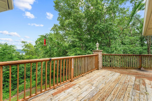25158 Autumn View Dr, Shell Knob, MO 65747 - view of wooden deck