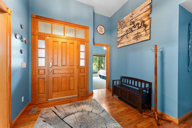 25158 Autumn View Dr, Shell Knob, MO 65747 - entryway featuring wood finished floors and baseboards