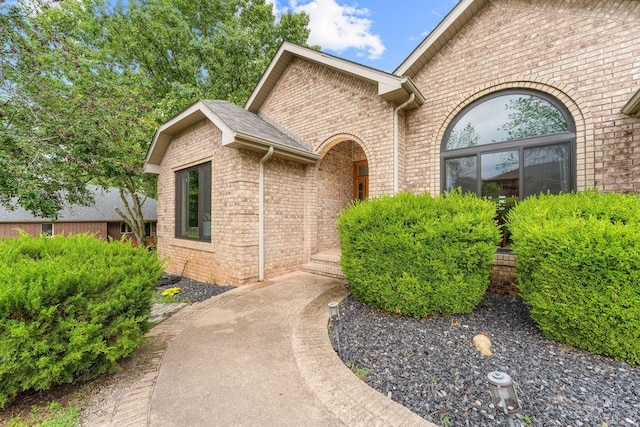 25158 Autumn View Dr, Shell Knob, MO 65747 - property entrance with brick siding