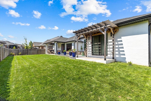 518 N Dublin Dr, Nixa, MO 65714 - back of property featuring a patio area and a pergola