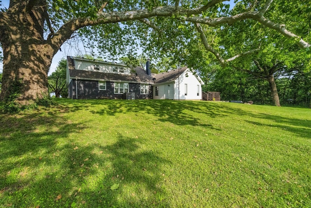 4159 N Farm Rd Unit 173, Springfield, MO 65803 - back of property featuring a lawn