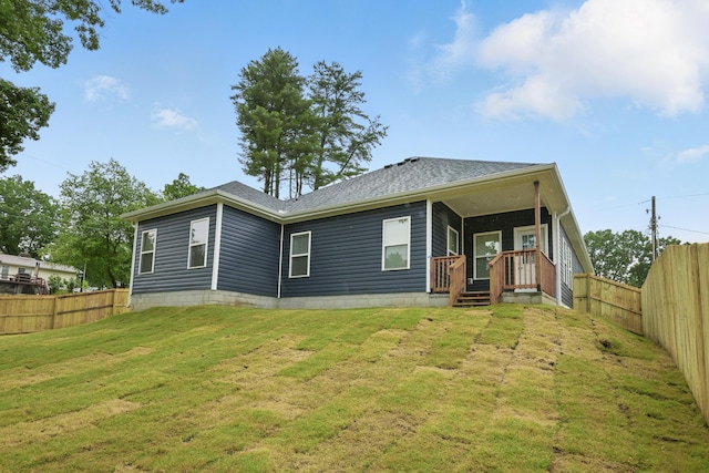 406 Barton Pl, Neosho, MO 64850 - back of property featuring a shingled roof