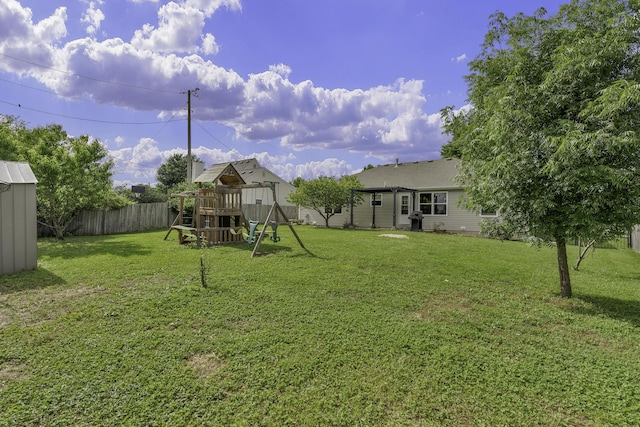 2236 E Logan St, Republic, MO 65738 - view of yard featuring a playground