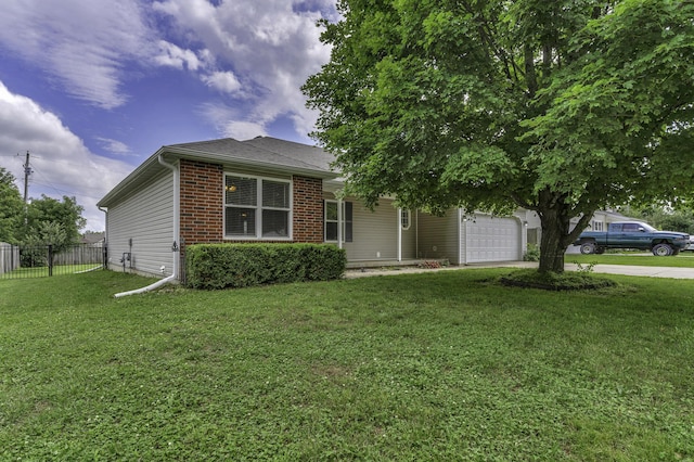 2236 E Logan St, Republic, MO 65738 - view of front facade featuring concrete driveway, brick siding, and an attached garage